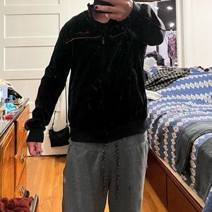 Vintage Iconic Sean John Velour Track Jacket Men's M Excellent Condition